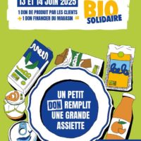 Collecte bio solidaire : vendredi 13 et samedi 14 juin