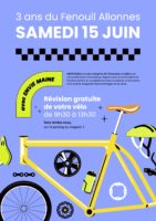 3 ans du Fenouil Allonnes : révision gratuite de votre vélo