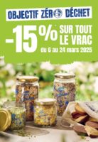 En mars, -15% sur nos produits en vrac